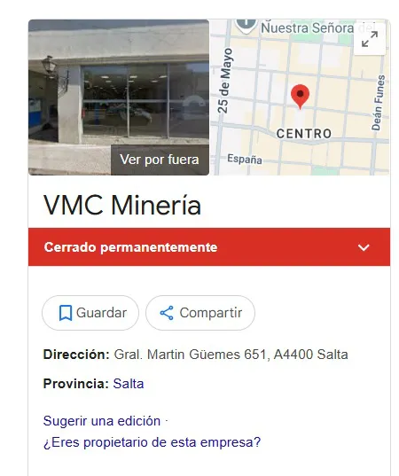 vmc mineria