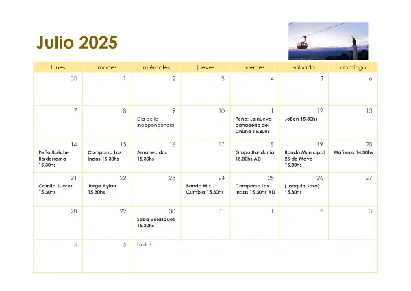 actividadesteleférico