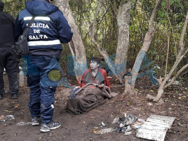 durmiendo en el monte