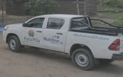 camioneta robada a Pata Pila