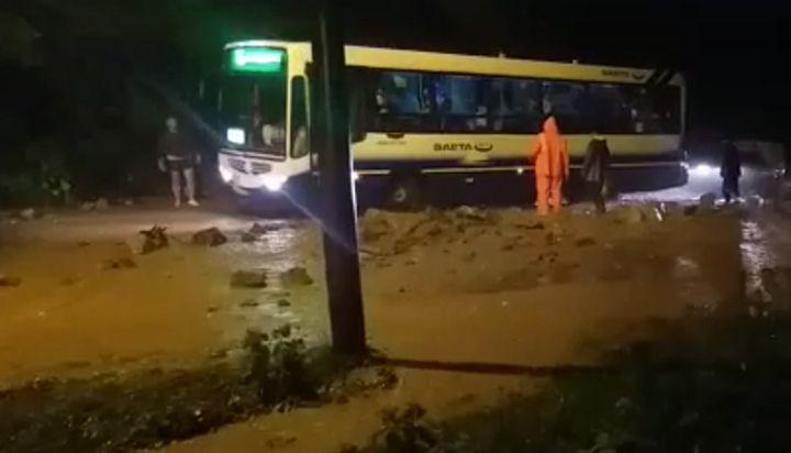 La tormenta causó inundaciones y evacuados en la zona norte