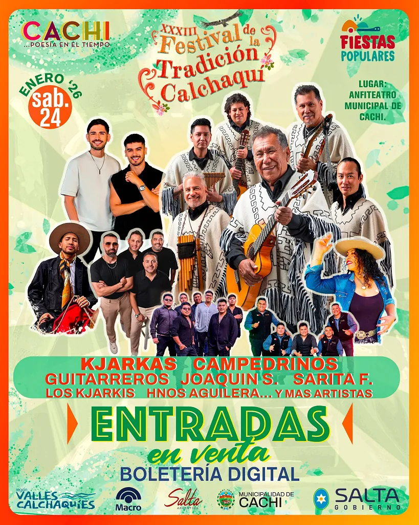 Festival Calchaquí - Cachie CARTELERA