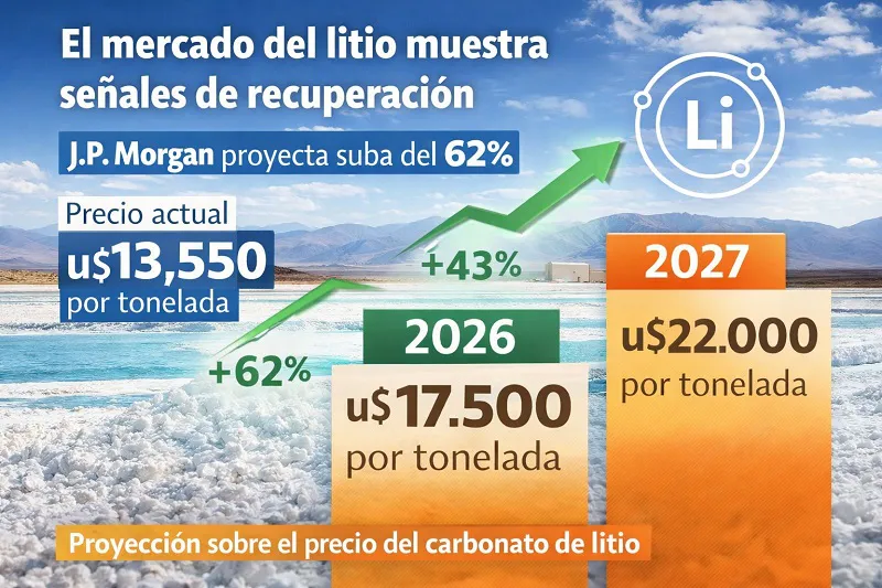 precio del litio proyecciones