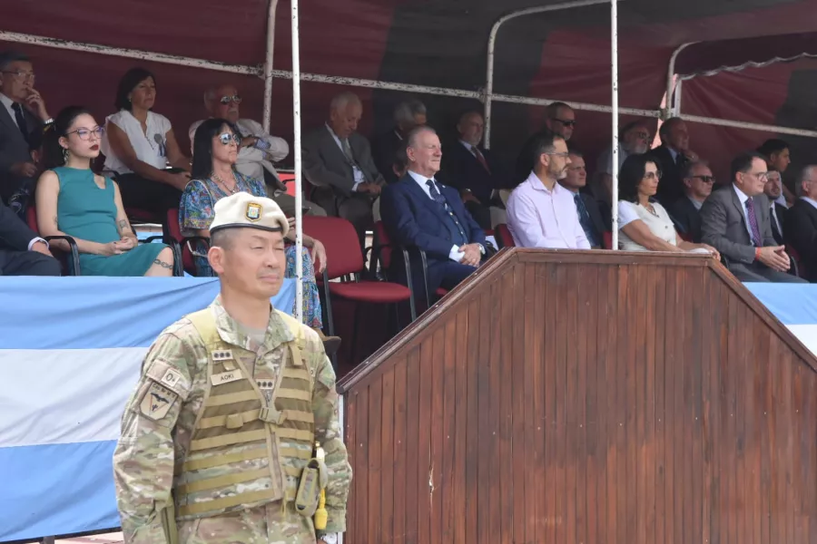 Cambio de mando de la Vª Brigada de Montaña 02