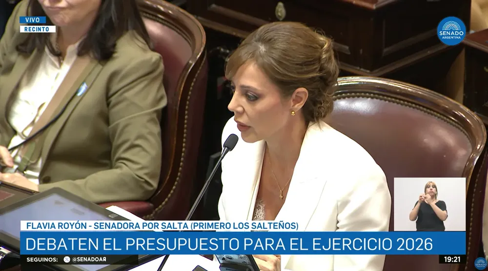 Flavia royón presupuesto senado