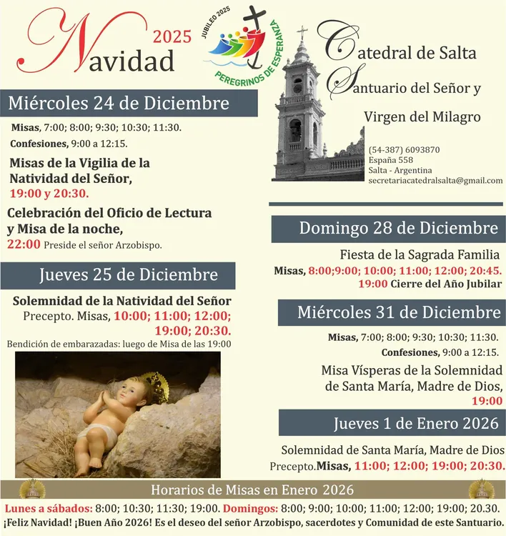 misas navidad catedrla de salta