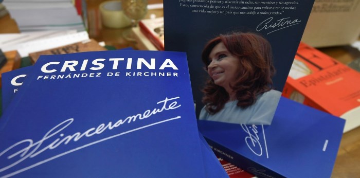 libro sinceramente cristina
