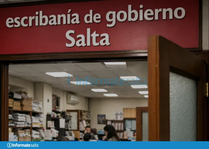 Escribania de gobierno salta inforamtesalta