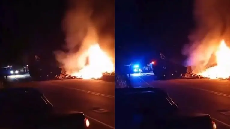 Las imágenes más impactantes de la tragedia en una ruta de Brasil Hay 38 muertos