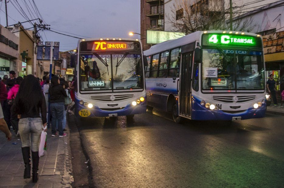 saeta paro de la uta colectivos