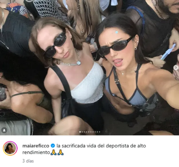 Posteo de Maia Reficco