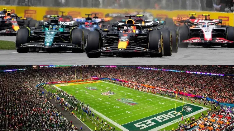 deportes populares NFL vs F1