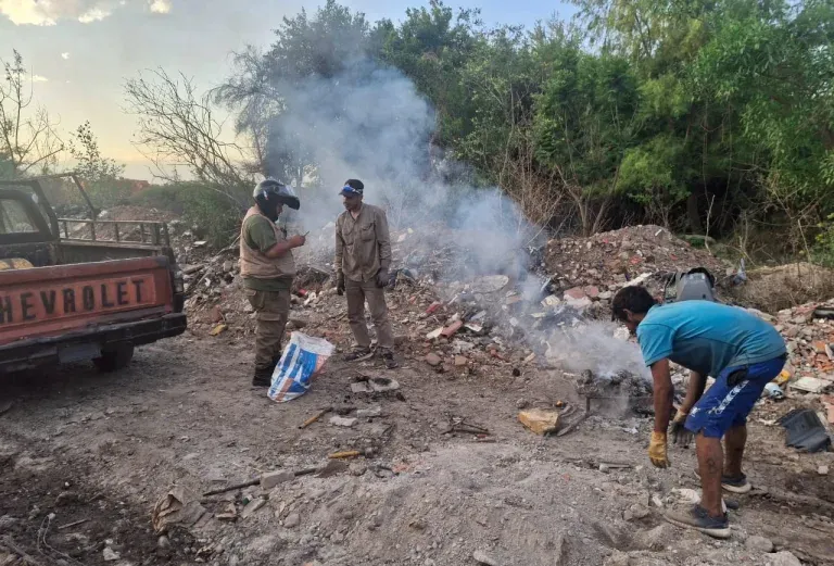 incendio basura municipalidad
