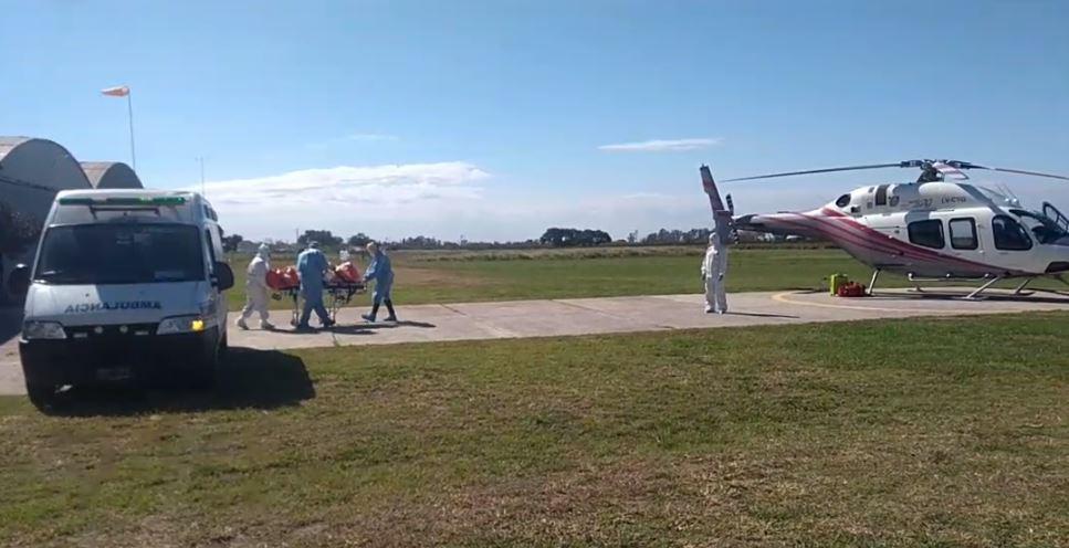 traslado en código rojo Metán