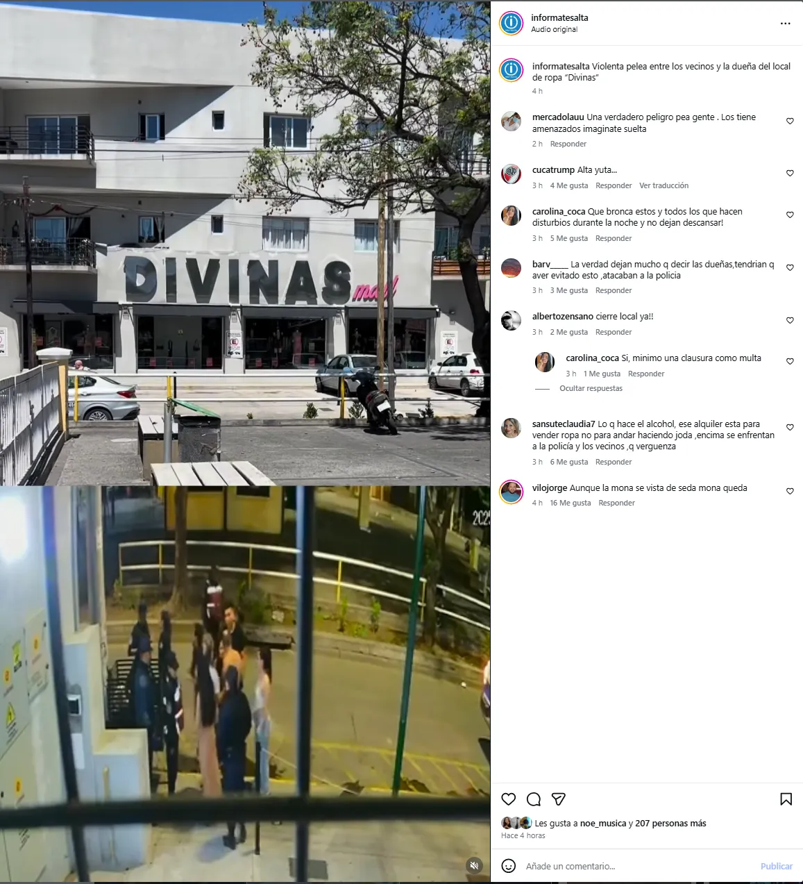 divinas agresiones salta