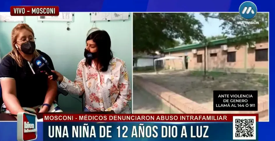 embarazo infantil mosconi