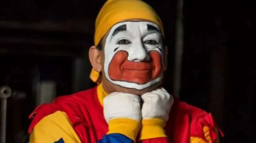 Mostraron la cara de Piñón Fijo sin maquillaje: cómo es el payaso más famoso del país