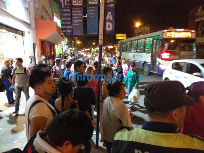 paro de colectivos - 2do dia