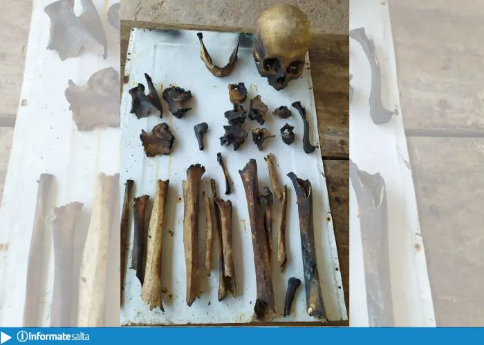 Las lajitas restos óseos