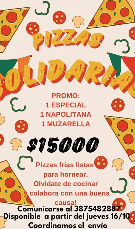 pizza solidaria