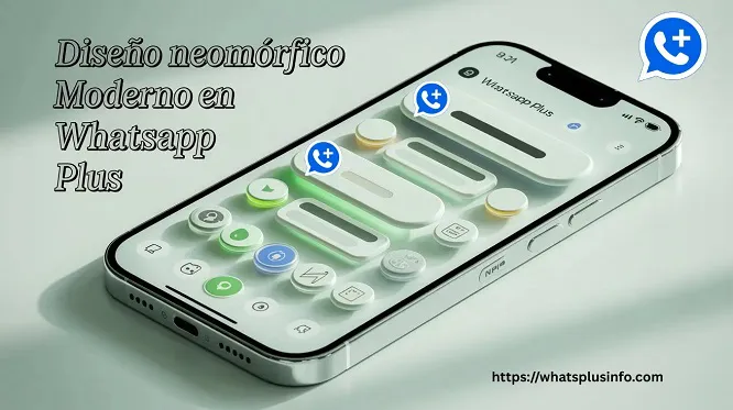 WhatsApp Plus Neomorfico