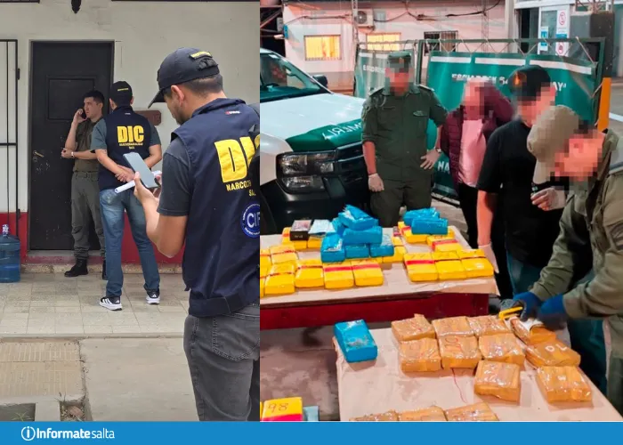 cocaína tartagal gendarmería