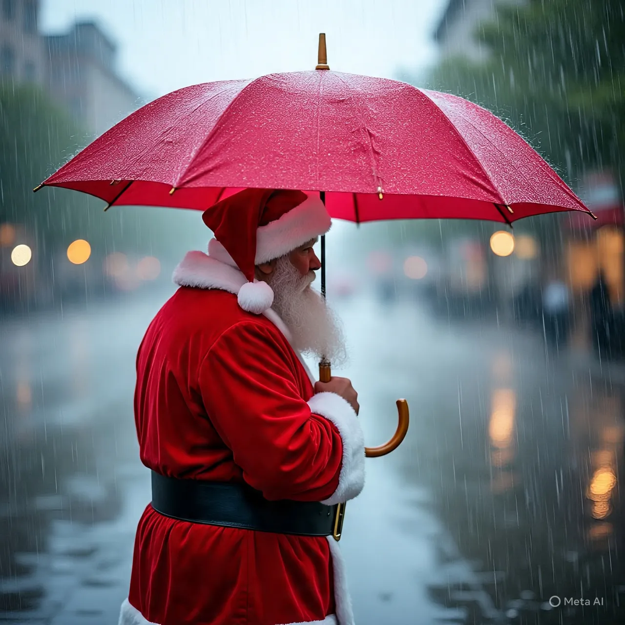 Navidad lluvia