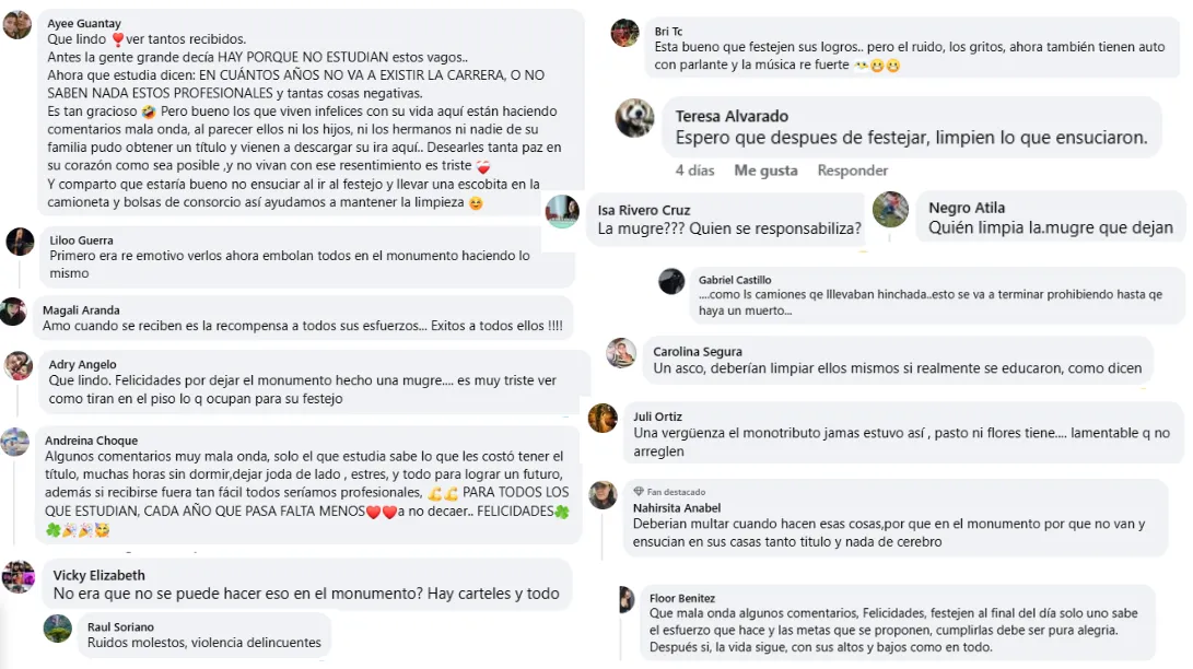 Recibidas - Comentarios