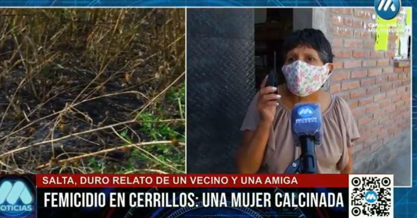 amiga de la mujer que murió calcinada