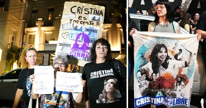 Militantes kirchneristas