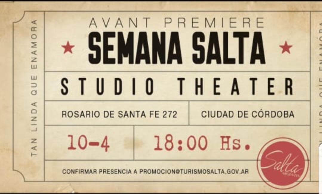 Salta promocionará mañana en Córdoba su oferta turística para Semana Santa