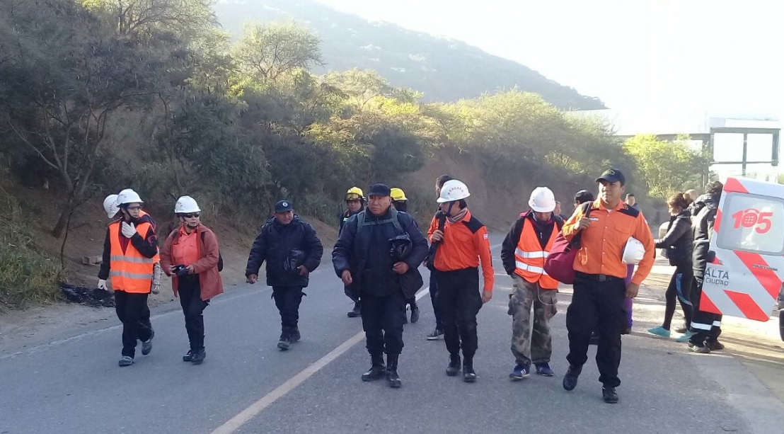 Limpieza de laderas del cerro