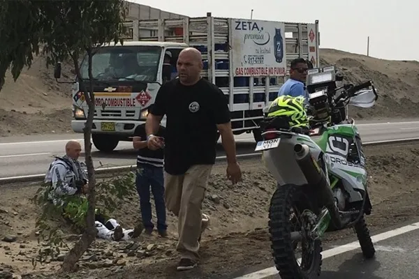 dakar - accidente dia uno