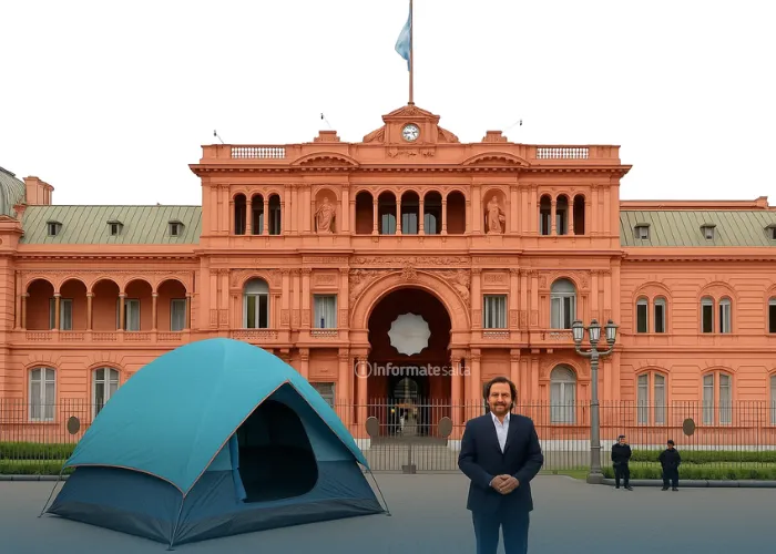 saénz casa rosada carpa