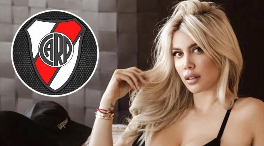 Escrachan y filtran los chats privados de un jugador de River con Wanda Nara