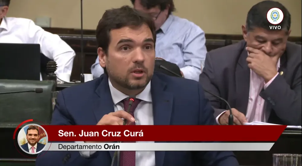 Juan Cruz Curá Senado agua emergencia