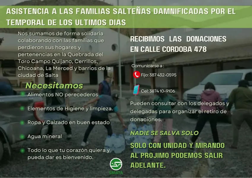 Donaciones Quebrada del Toro Donaciones Quebrada del Toro