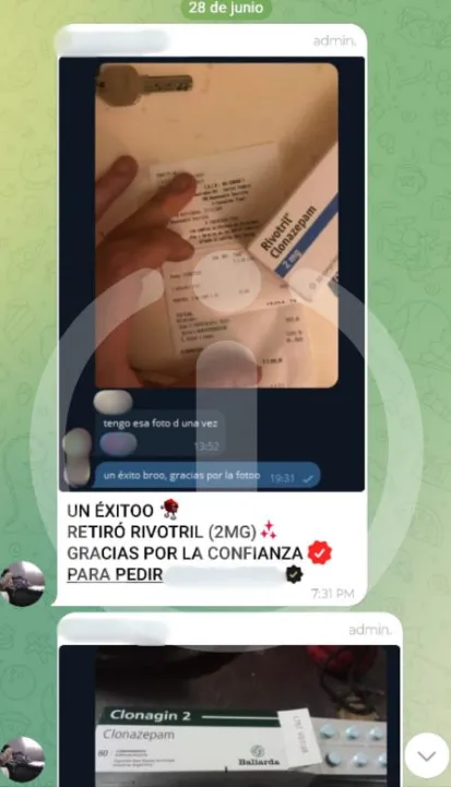 Venta ilegal de clonazepam
