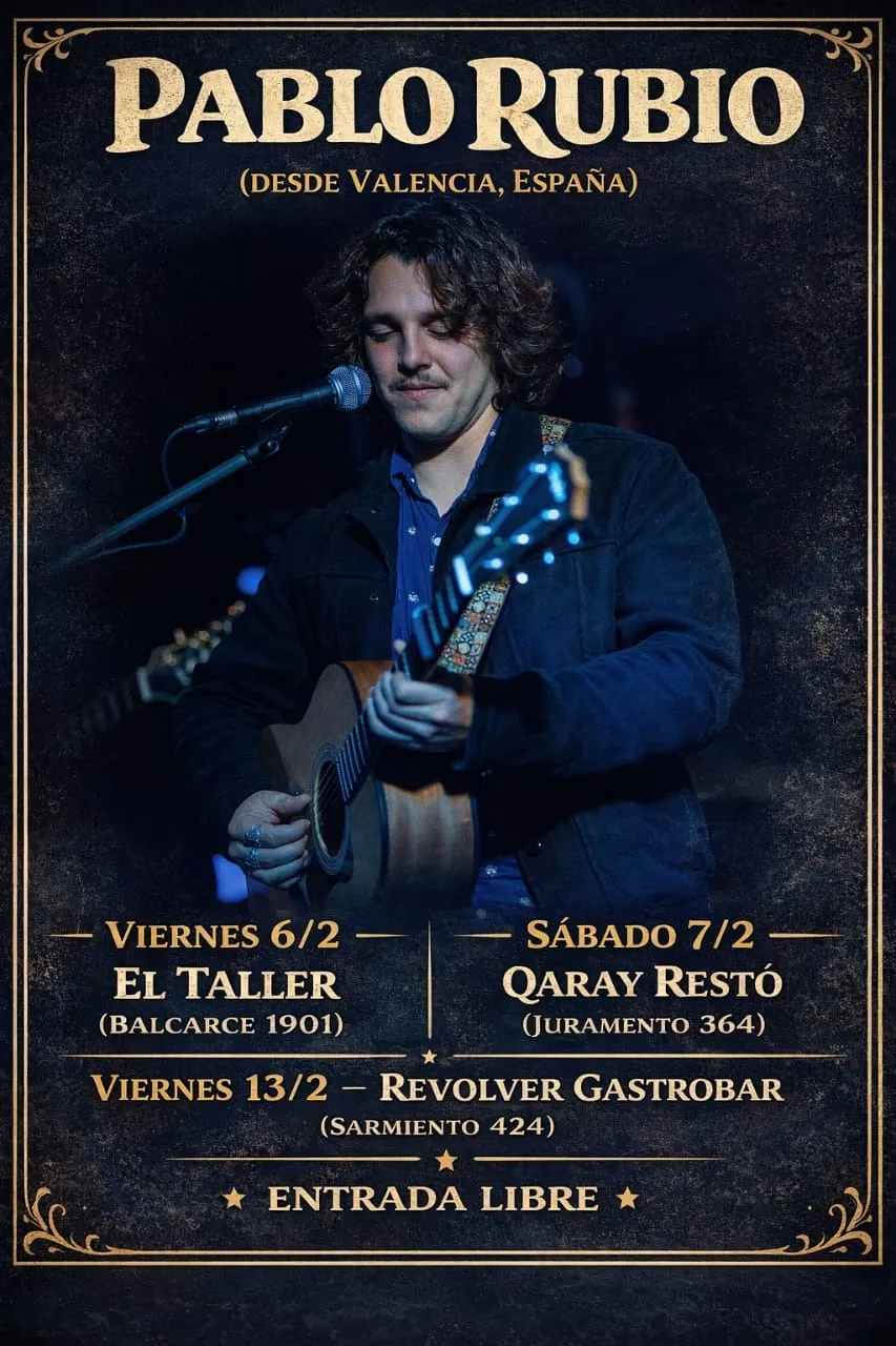 Pablo Rubio conciertos en Salta