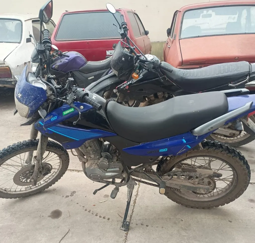 Motocicleta recuperada