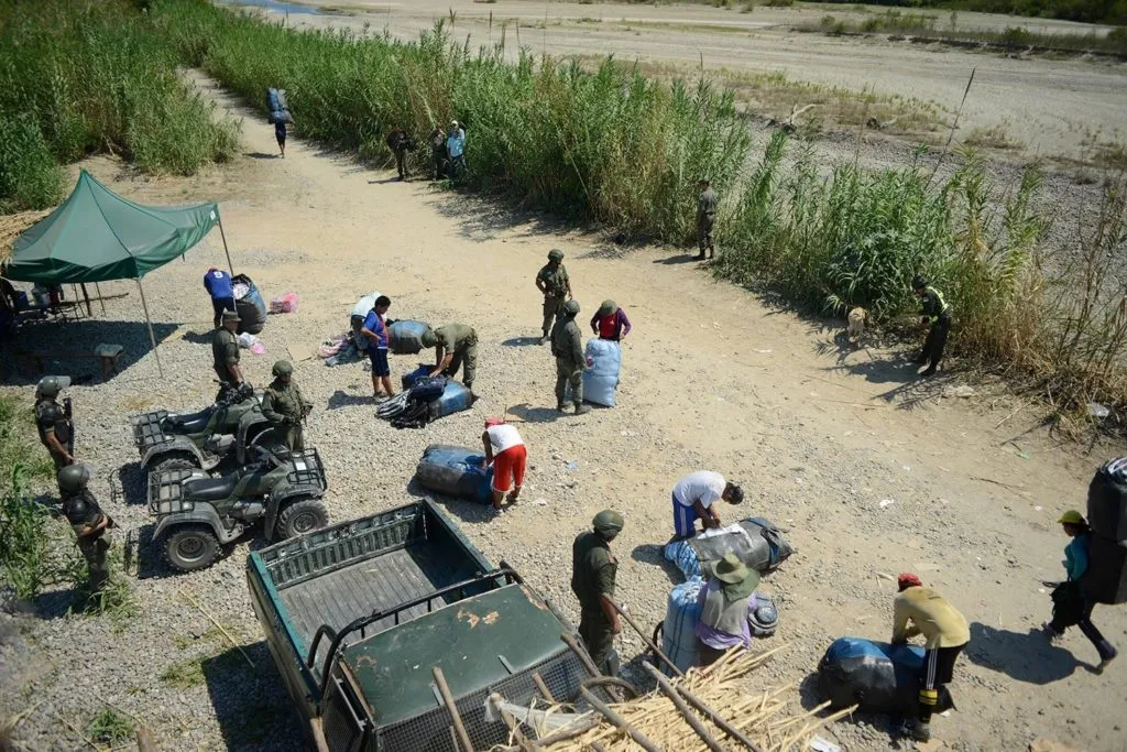 gendarmeria frontera aguas blancas