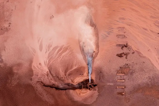 Pozo Petrolero L.O. X-10 en Salta 03 © Martin Katz  Greenpeace