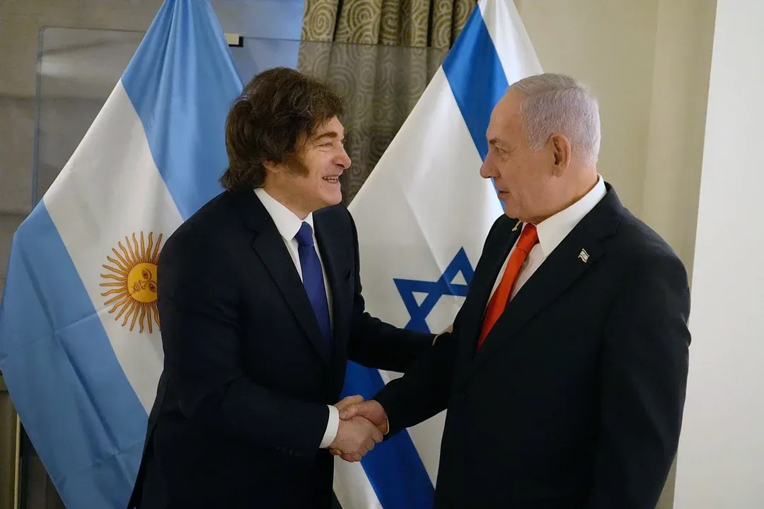 Javier Milei y Benjamin Netanyahu
