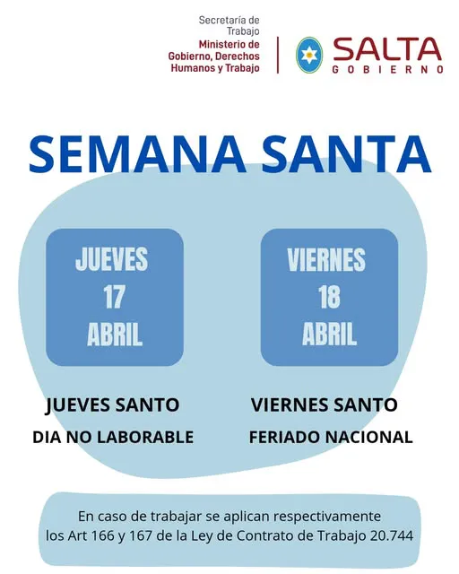 feriados semana santa