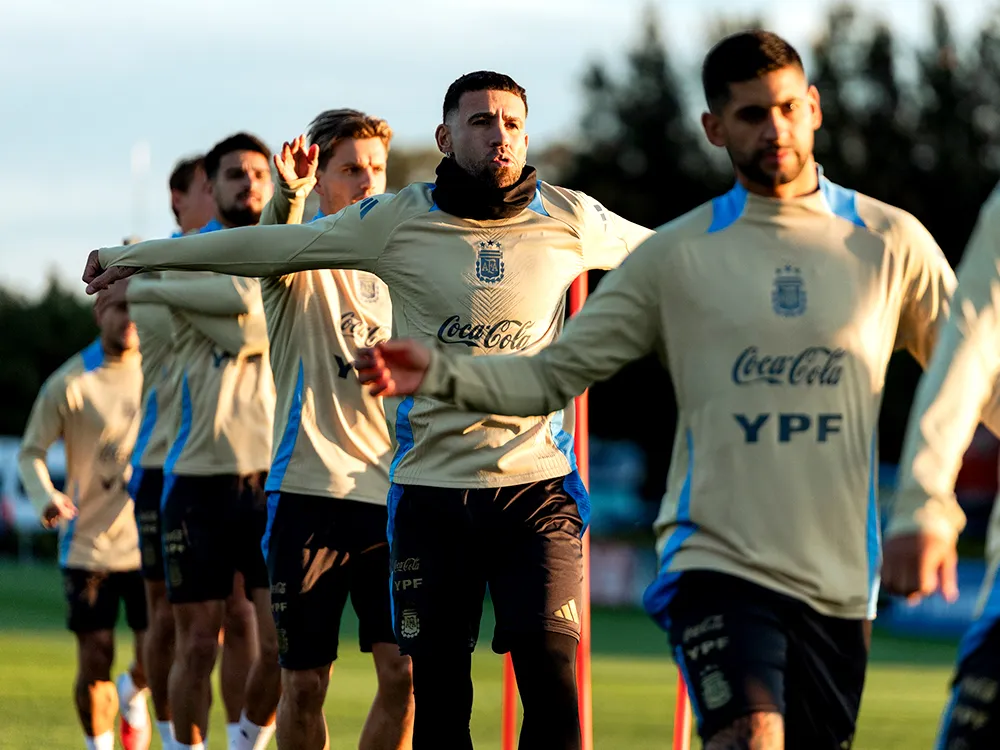 Ultimo entrenamiento antes de Venezuela