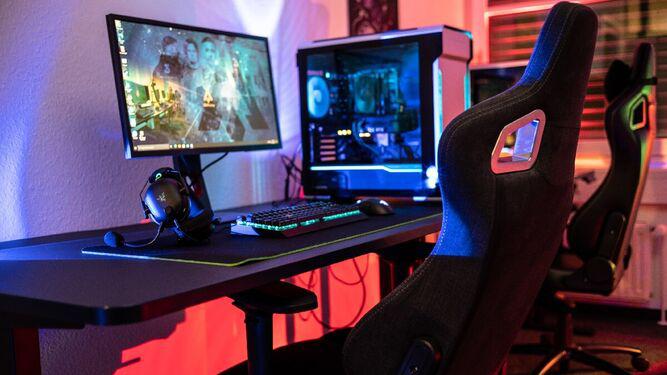 puesto de trabajo gammer silla gamer