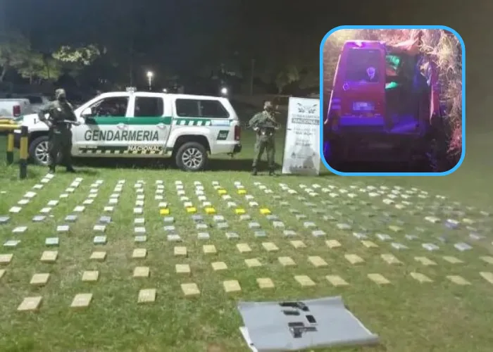 244 kilos de cocaína