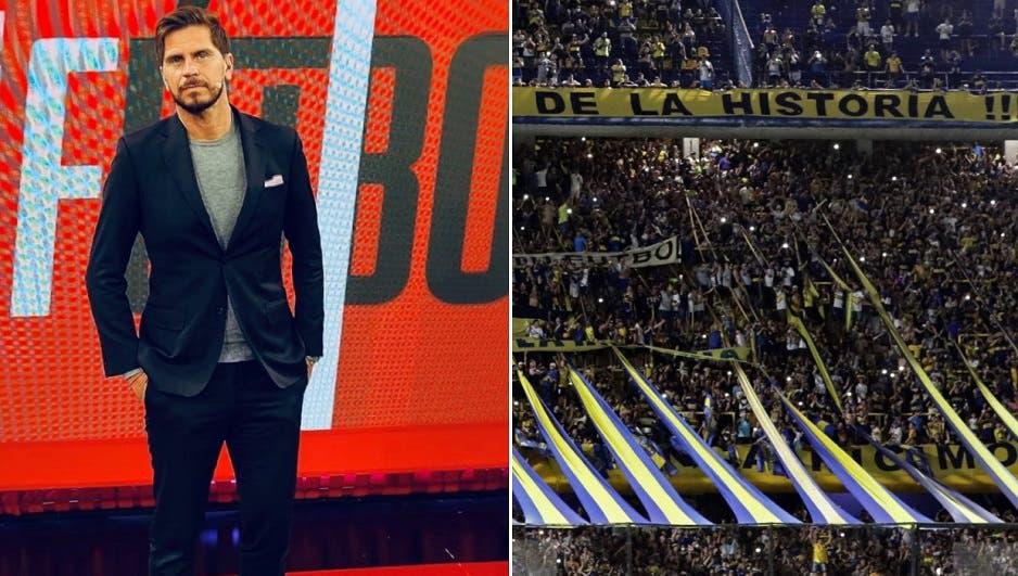 "Mercenario": Los hinchas de Boca colgaron una bandera contra el “Pollo” Vignolo