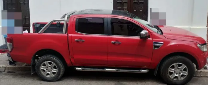 Camioneta recuperada