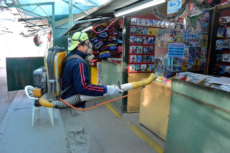 Fumigacion stands san martin